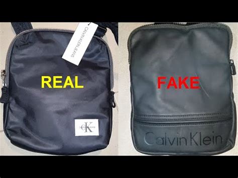 calvin klein fake vs real purse